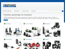 Tablet Screenshot of compower.dk